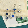 Wholesale Navel Ring Set Stainless Steel Geometric Simple Style Electroplating