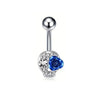 Wholesale Navel Ring Set Stainless Steel Geometric Simple Style Electroplating