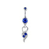 Wholesale Navel Ring Set Stainless Steel Geometric Simple Style Electroplating
