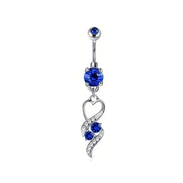 Wholesale Navel Ring Set Stainless Steel Geometric Simple Style Electroplating