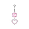 Wholesale Navel Ring Stainless Steel Geometric Electroplated Simple Style Body Puncture