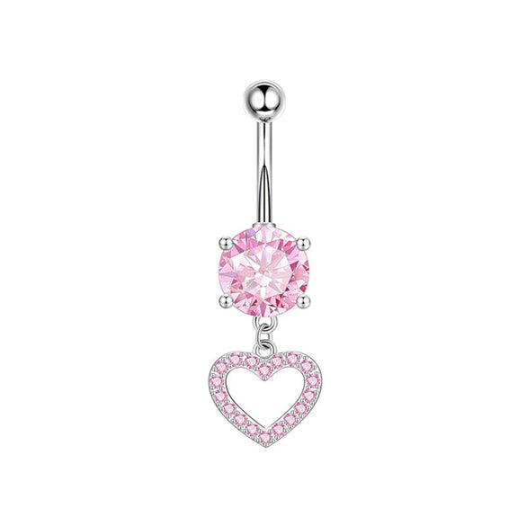 Wholesale Navel Ring Stainless Steel Geometric Electroplated Simple Style Body Puncture