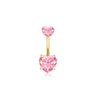 Wholesale Navel Ring Stainless Steel Geometric Electroplated Simple Style Body Puncture