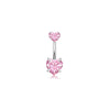 Wholesale Navel Ring Stainless Steel Geometric Electroplated Simple Style Body Puncture