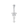 Wholesale Navel Ring Stainless Steel Geometric Electroplated Simple Style Body Puncture