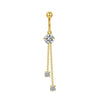Wholesale Navel Ring Stainless Steel Geometric Electroplated Simple Style Body Puncture