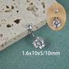 Wholesale Navel Ring Stainless Steel Zircon Round Unisex Puncture Jewelry