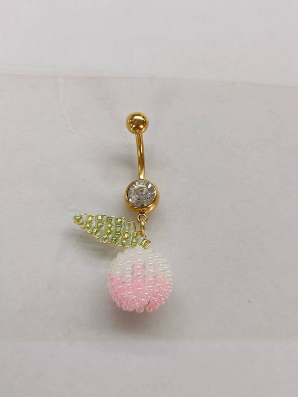 Wholesale Navel Ring Zinc Alloy Heart Shaped Styling Unisex