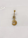 Wholesale Navel Ring Zinc Alloy Heart Shaped Styling Unisex