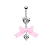 Wholesale Navel Ring Zinc Alloy Heart Shaped Styling Unisex