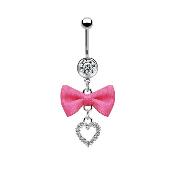 Wholesale Navel Ring Zinc Alloy Heart Shaped Styling Unisex