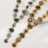Wholesale Necklace Alloy And Resin Geometric Retro Handmade Women's Clavicle Chain