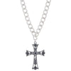 Wholesale Necklace Alloy Geometric Distressed Flower Vine Cross Gothic Retro Hip Hop Trendy Women's Accessories