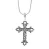 Wholesale Necklace Alloy Geometric Distressed Flower Vine Cross Gothic Retro Hip Hop Trendy Women's Accessories