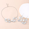 Wholesale Necklace Alloy Leaf Style Electroplating