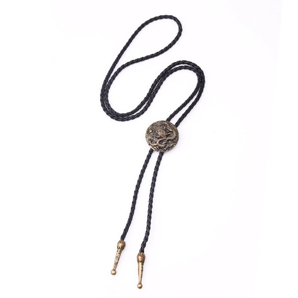 Wholesale Necklace Alloy Leather Rope Animals Zodiac Electroplating Vintage Style