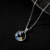 Wholesale Necklace Alloy Mermaid Shell Pearl Geometric Pendant Electroplating For Women