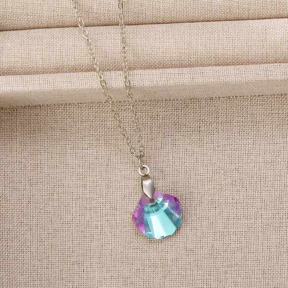 Wholesale Necklace Alloy Mermaid Shell Pearl Geometric Pendant Electroplating For Women