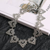 Wholesale Necklace Alloy Pearl Heartshaped Geometric Electroplating For Women