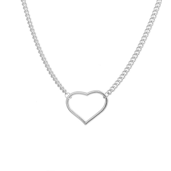Wholesale Necklace Alloy Pearl Heartshaped Geometric Electroplating For Women