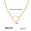 Wholesale Necklace Alloy Pearl Heartshaped Geometric Electroplating For Women