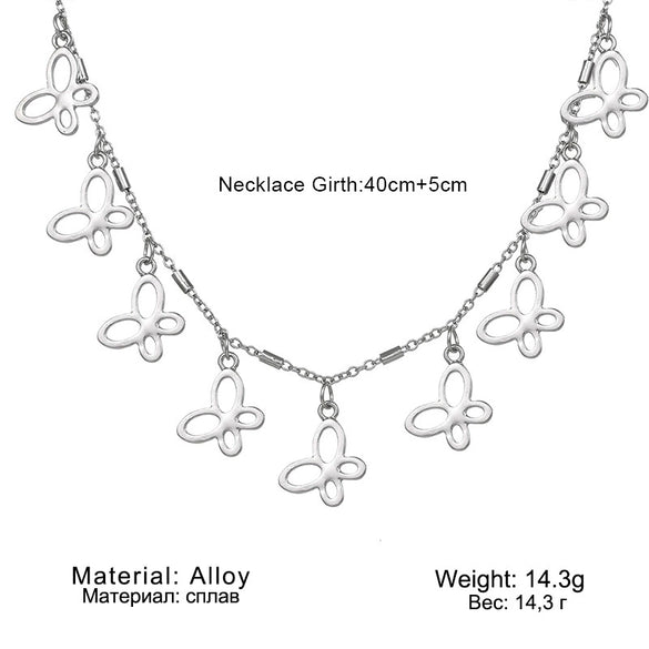 Wholesale Necklace Alloy Pearl Heartshaped Geometric Electroplating For Women