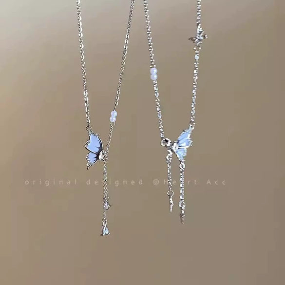 Wholesale Necklace Alloy Titanium Steel Insects Style Electroplated Women's Clavicle Chain