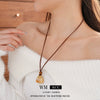 Wholesale Necklace Artificial Stone Wooden Bead Artificial Leather Geometric Electroplating Sophisticated Style