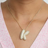 Wholesale Necklace Brass Copper Letter Pendant Electroplating For Women