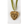 Wholesale Necklace Brass Heart Shape Printing Electroplating Unisex Literary And Simple Style