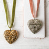 Wholesale Necklace Brass Heart Shape Printing Electroplating Unisex Literary And Simple Style