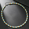 Wholesale Necklace Coconut Shell Wood Stainless Steel Geometric Handmade