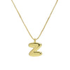 Wholesale Necklace Copper Brass Letters Numbers Text Electroplating Style