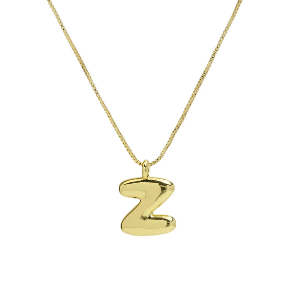 Wholesale Necklace Copper Brass Letters Numbers Text Electroplating Style