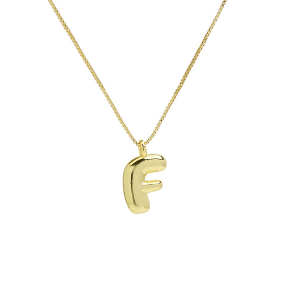 Wholesale Necklace Copper Brass Letters Numbers Text Electroplating Style