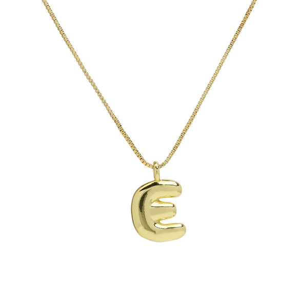 Wholesale Necklace Copper Brass Letters Numbers Text Electroplating Style