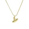 Wholesale Necklace Copper Brass Letters Numbers Text Electroplating Style