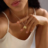 Wholesale Necklace Copper Brass Letters Numbers Text Electroplating Style