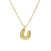 Wholesale Necklace Copper Brass Letters Numbers Text Electroplating Style