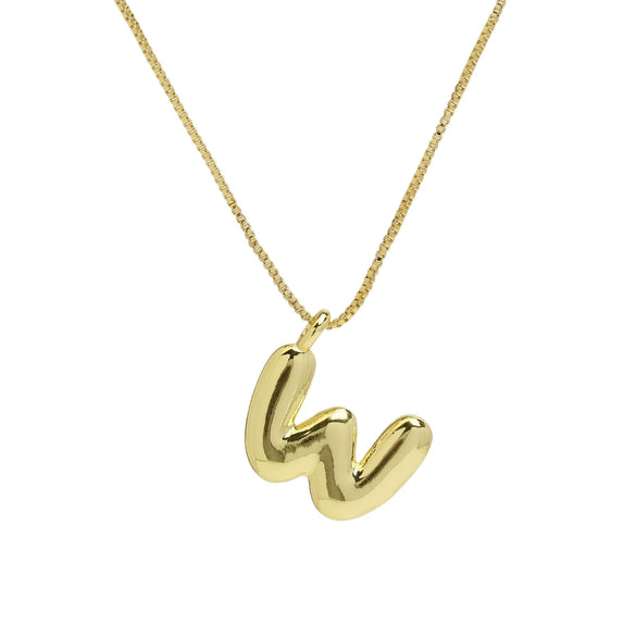 Wholesale Necklace Copper Brass Letters Numbers Text Electroplating Style