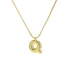 Wholesale Necklace Copper Brass Letters Numbers Text Electroplating Style