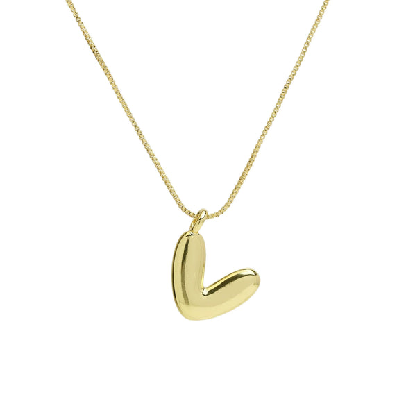 Wholesale Necklace Copper Brass Letters Numbers Text Electroplating Style