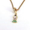 Wholesale Necklace Copper Geometric Mixed Gem Inlay Electroplating Cartoon Character Jewelry