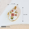 Wholesale Necklace Copper Geometric Pendant Oil Painting Electroplating Women's