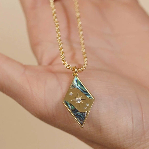 Wholesale Necklace Copper Geometric Style Electroplating Design Unisex