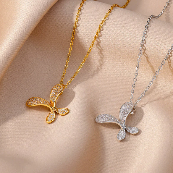 Wholesale Necklace Copper Gold Platinum Microinlaid Zircon Cross Pendant Ochain Light Luxury Retro Style For Women