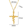 Wholesale Necklace Copper Goldplated Geometric Leaves Pattern Electroplating Unisex