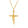 Wholesale Necklace Copper Goldplated Geometric Leaves Pattern Electroplating Unisex