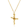 Wholesale Necklace Copper Goldplated Geometric Leaves Pattern Electroplating Unisex