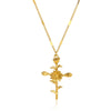 Wholesale Necklace Copper Goldplated Geometric Leaves Pattern Electroplating Unisex